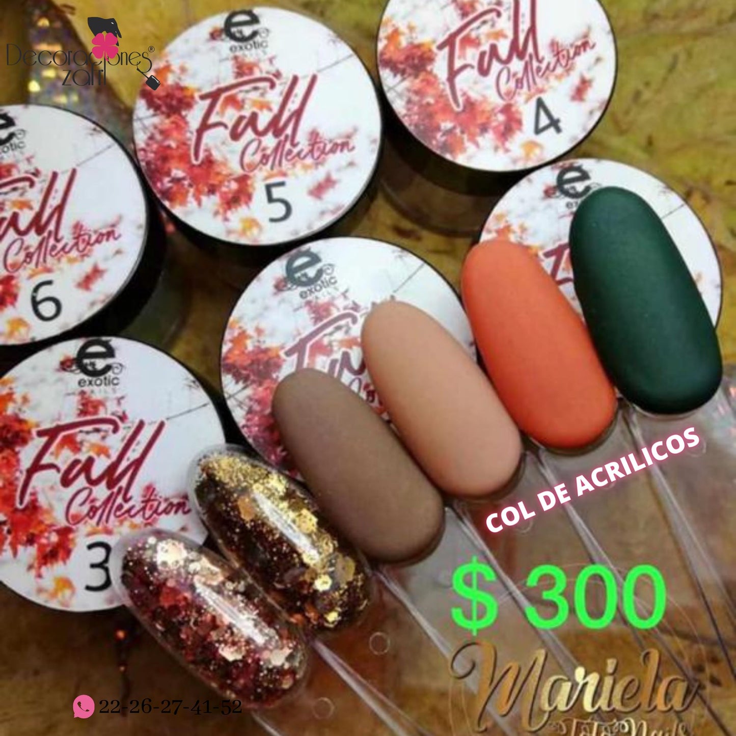 COLECCION OTOÑO EXOTIC NAILS
