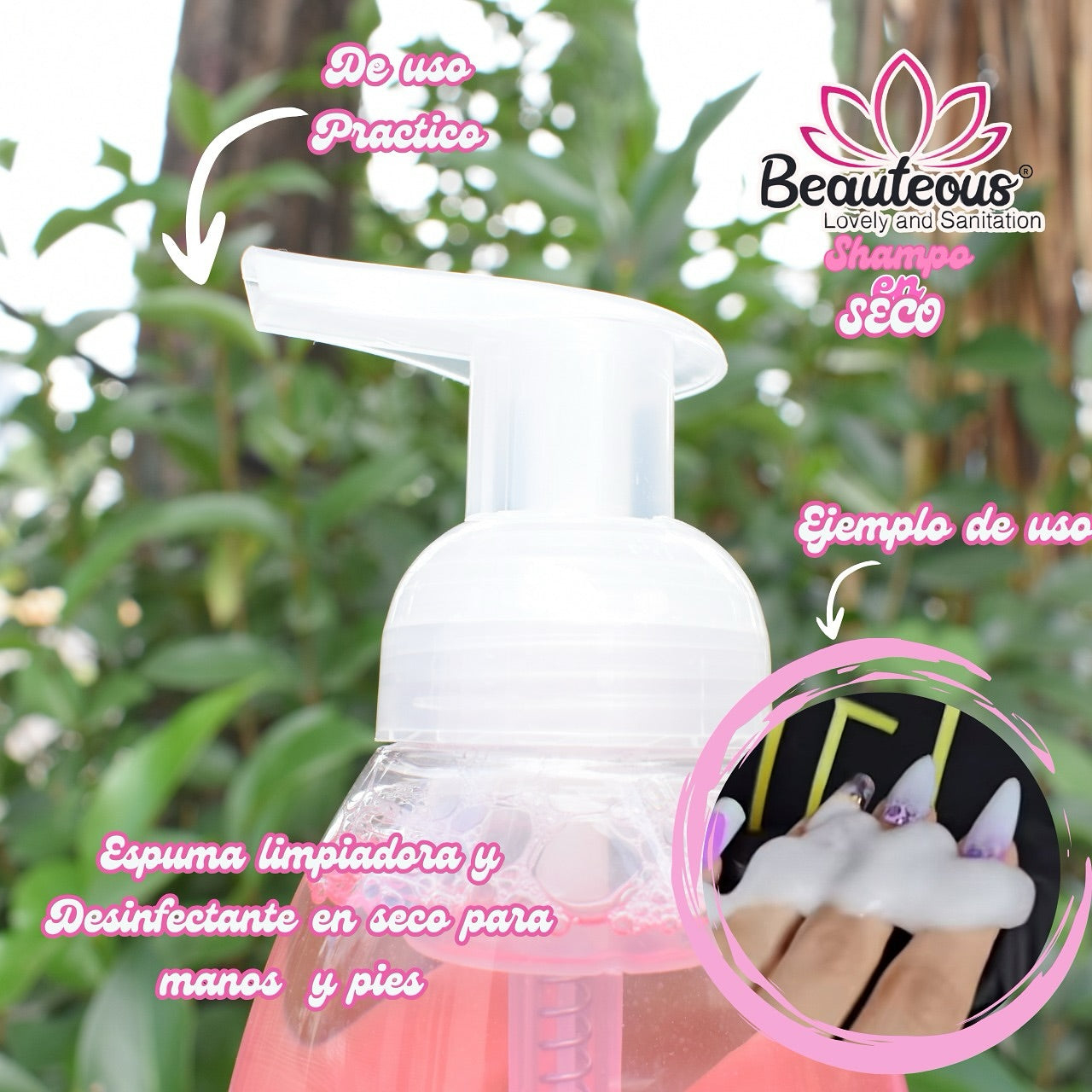 JABON EN SECO PARA DESPUES DE LA APLICACION DE UÑAS