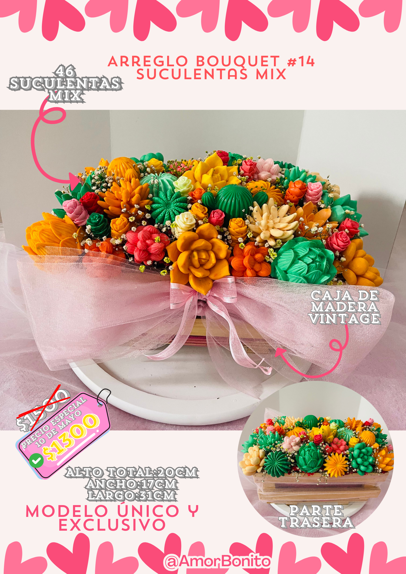 BOUQUET SUCULENTAS MIX