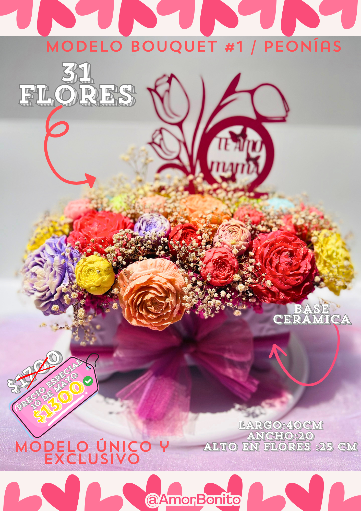 BOUQUET PEONIAS