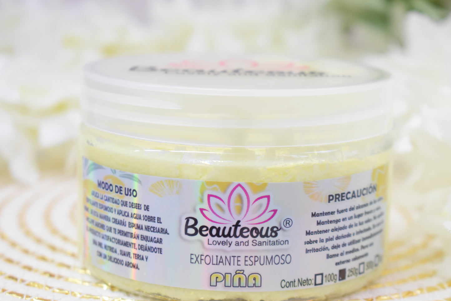 EXFOLIANTE PARA MANOS Y PIES ESPUMOSITO 250 GRMS
