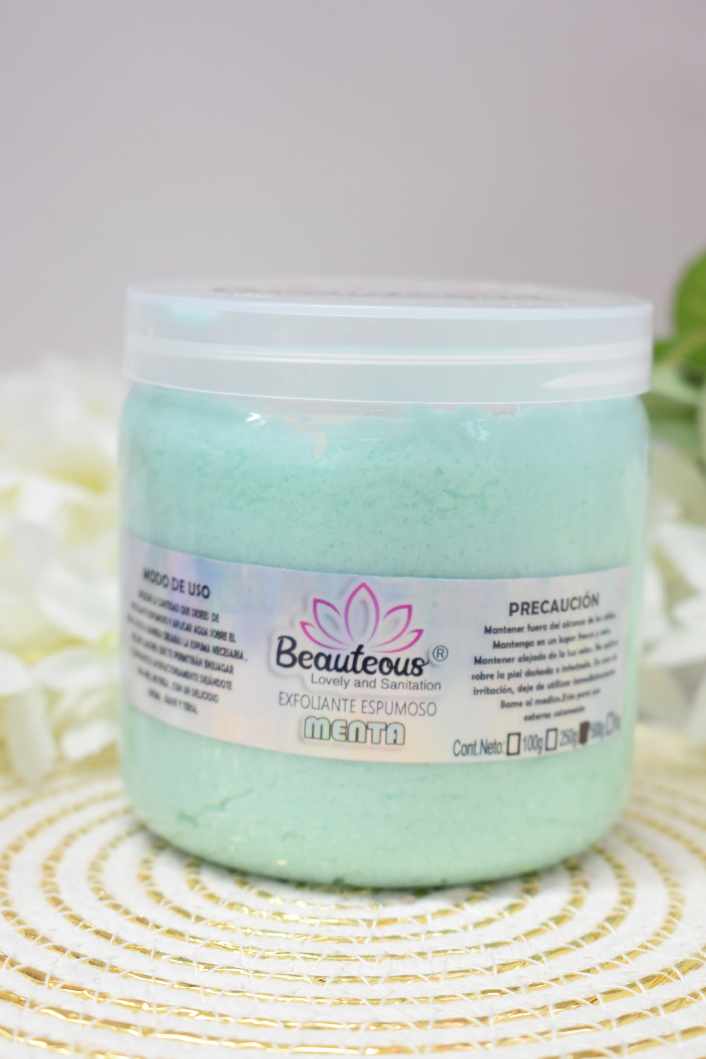 EXFOLIANTE PARA MANOS Y PIES ESPUMOSITO 500G BEAUTEOUS LOVELY