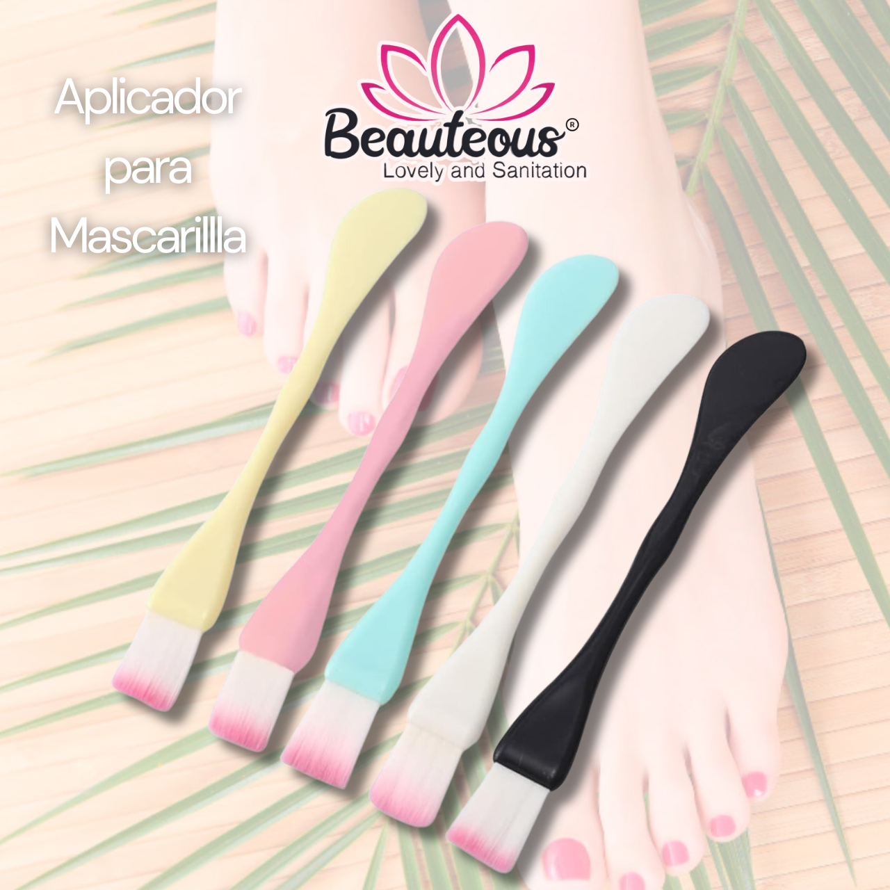 Brocha para colocación de mascarilla