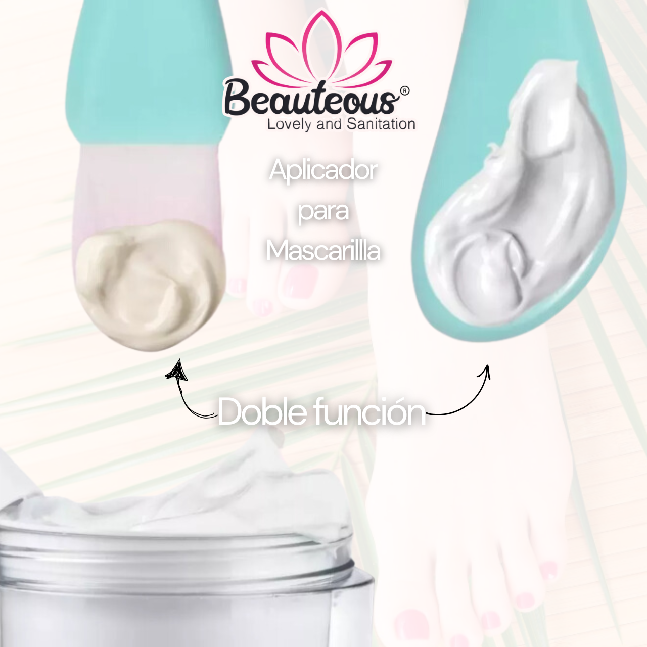 Brocha para colocación de mascarilla