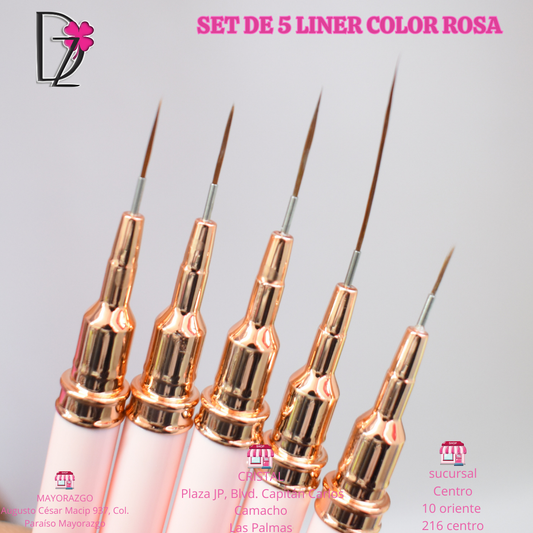 LINER ROSAS DE 5 PUNTAS